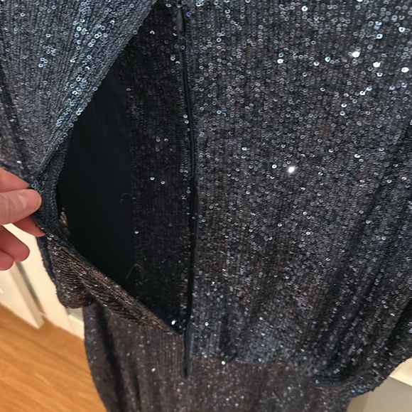 Vince camuto blue sequin cocktail dress - Picture 11 of 13
